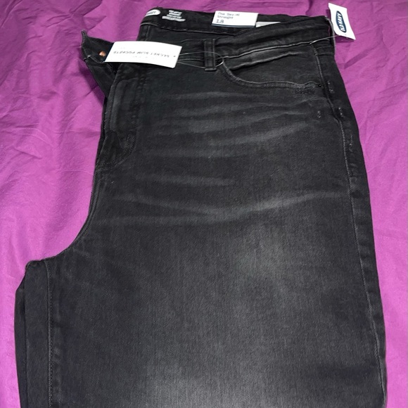 Black Denim plus size Old Navy jeans - Picture 2 of 6
